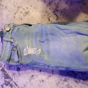 Bamboo Skinny Ripped Jeans size 00